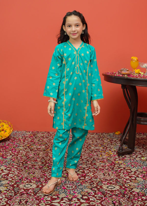 Toddlers Cambric Printed 2 Piece Suit | 8515