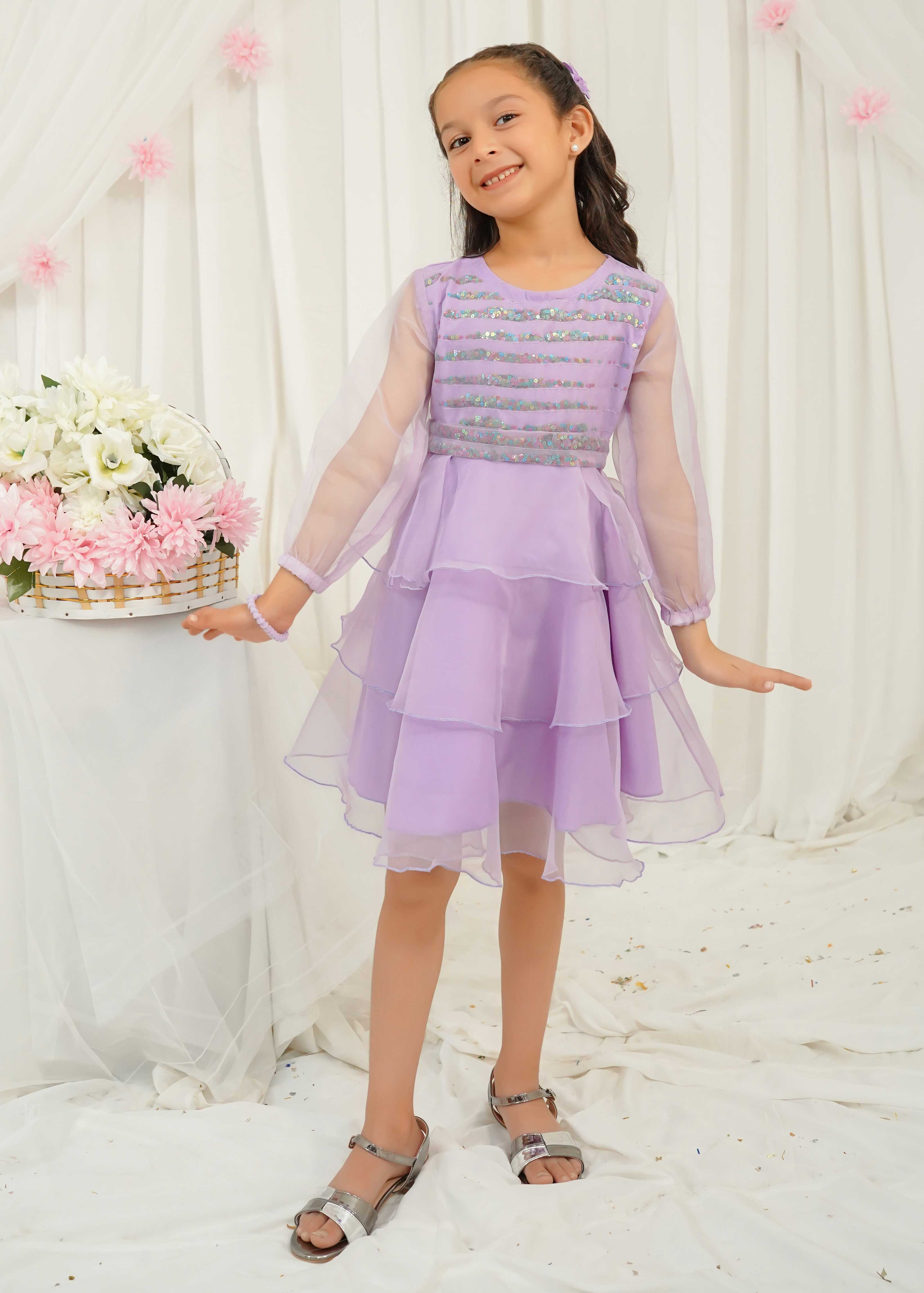 Lilac dress kids hotsell