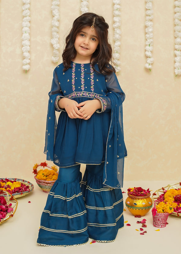 Toddlers 3 Piece Chiffon Suit | 8910