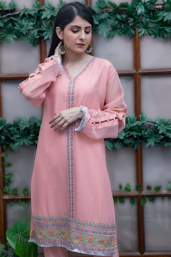 Modest Elegant Cotton 2-Piece Suit - Anjuman